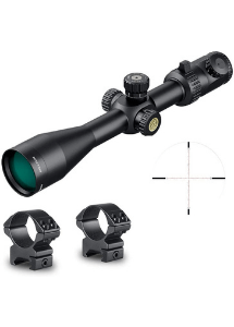 TRUGLO TRU-Brite 30 Series 1-6 X 24mm Dual-Color Illuminated-Reticle Rifle Scope