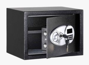 AmazonBasics Small Desk Drawer Safe Box