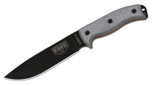 ESEE Knives 6P Fixed Blade Knife w/Molded Polymer Sheath