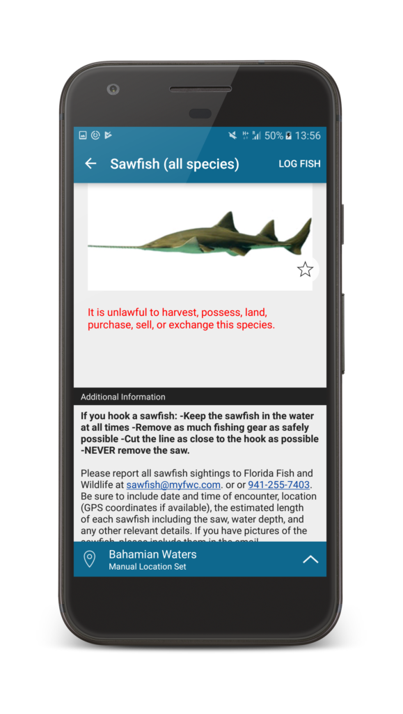 Fish Rules App Species Edibility Info