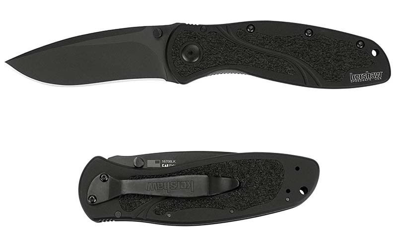 Kershaw Blur Black (1670BLK) Everyday Carry Pocket Knife