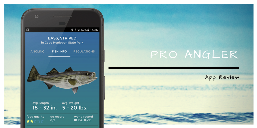 Pro Angler App Cover Page