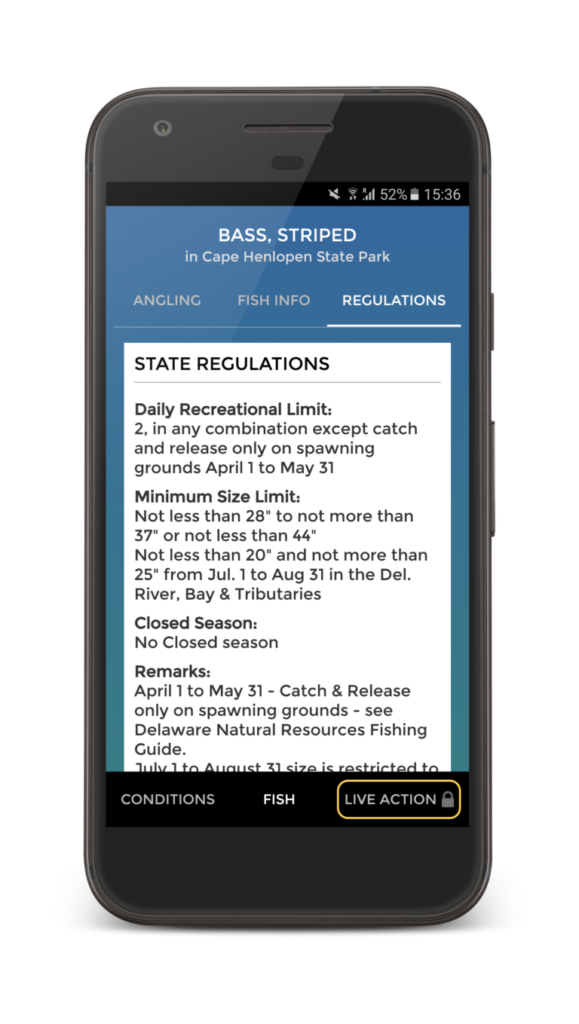 Pro Angler App Fish Regulations