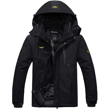 Wantdo Mountain Waterproof Fleece Ski Jacket