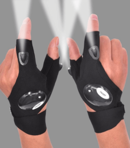 Mylivell LED Flashlight Glove Outdoor Fishing Gloves