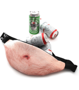 BAMOMBY 3D Men Beer Belly Waist Packs